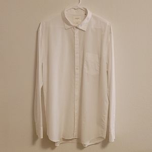 Billy Reid Button-down - White - Large